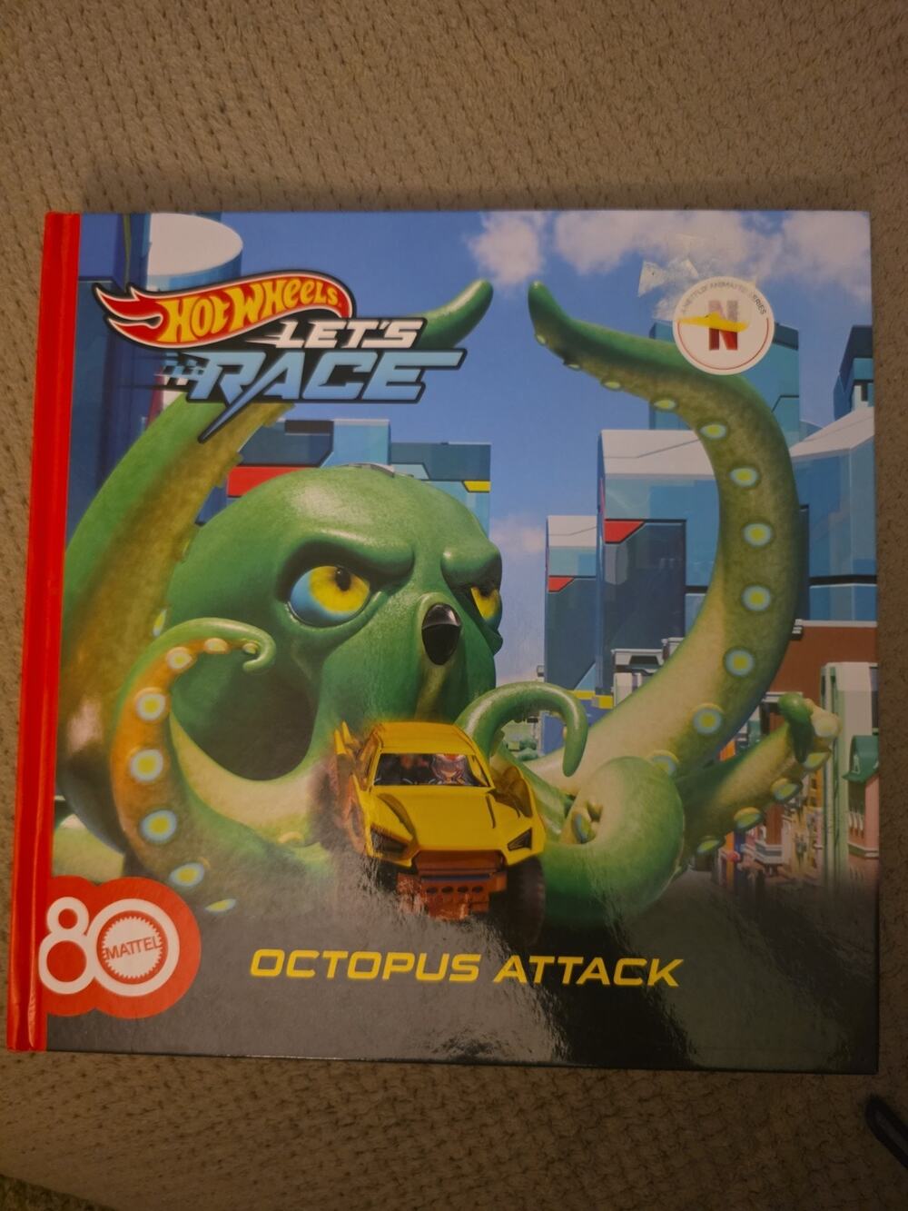 Hot Wheels Let's Race Octopus Attack Children's book Hardback